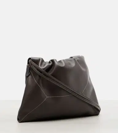 Brunello Cucinelli Mini leather crossbody bag | Thumbnail 2
