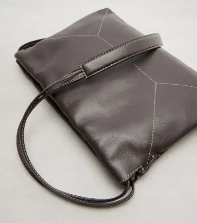 Brunello Cucinelli Mini leather crossbody bag | Thumbnail 3
