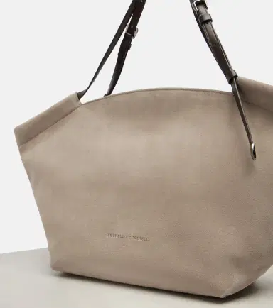 Brunello Cucinelli Sartorial Large suede tote bag | Thumbnail 2 Brunello Cucinelli Sartorial Large suede tote bag | Thumbnail 2
