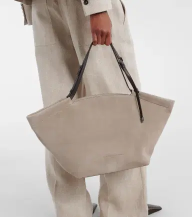 Brunello Cucinelli Sartorial Large suede tote bag | Thumbnail 7 Brunello Cucinelli Sartorial Large suede tote bag | Thumbnail 7