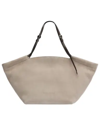 Brunello Cucinelli Sartorial Large suede tote bag | Thumbnail 1 Brunello Cucinelli Sartorial Large suede tote bag | Thumbnail 1
