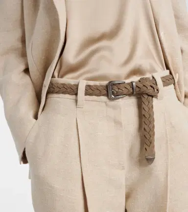 Brunello Cucinelli Braided suede belt | Thumbnail 3