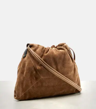 Brunello Cucinelli Suede crossbody bag | Thumbnail 4