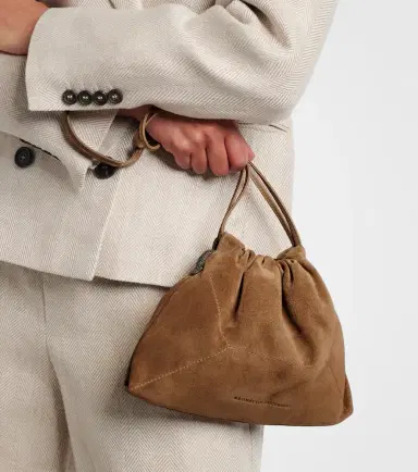 Brunello Cucinelli Suede crossbody bag | Thumbnail 5