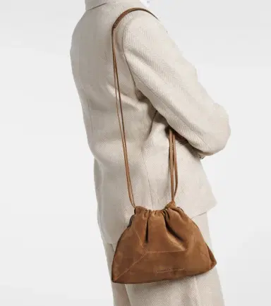 Brunello Cucinelli Suede crossbody bag | Thumbnail 7
