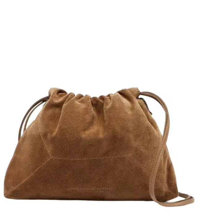 Brunello Cucinelli Suede crossbody bag