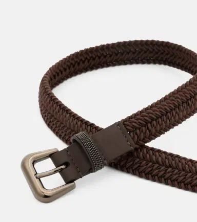 Brunello Cucinelli Monili braided leather belt | Thumbnail 2