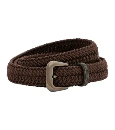 Brunello Cucinelli Monili braided leather belt | Thumbnail 1