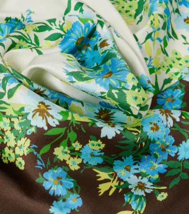 ALÉMAIS Alémais Floral silk scarf | Thumbnail 2