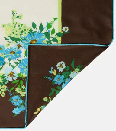 ALÉMAIS Alémais Floral silk scarf | Thumbnail 3