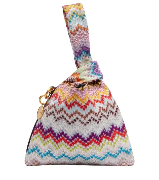Missoni Zigzag Small jacquard top-handle bag