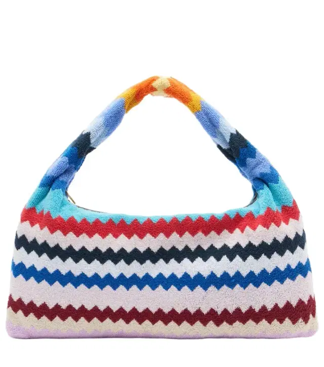 Missoni Zigzag cotton terry top-handle bag