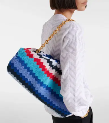 Missoni Zigzag Large terry clutch | Thumbnail 4 Missoni Zigzag Large terry clutch | Thumbnail 4