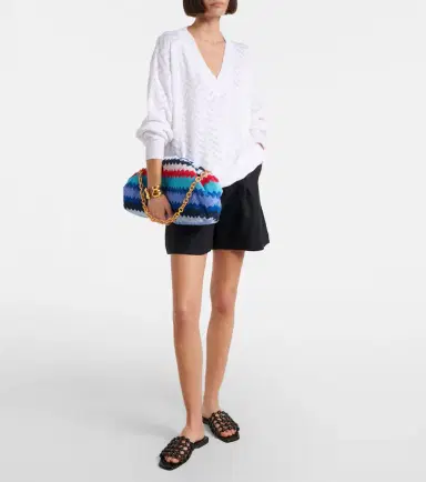 Missoni Zigzag Large terry clutch | Thumbnail 5 Missoni Zigzag Large terry clutch | Thumbnail 5
