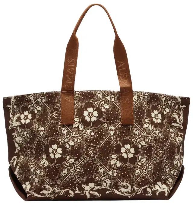 Alemais Alémais Floral canvas tote bag