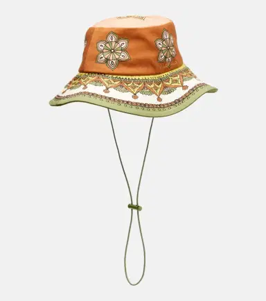 Alemais Alémais Printed cotton fedora | Thumbnail 3