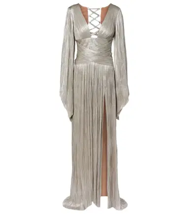 Maria Lucia Hohan Alana pleated silk tulle gown | Thumbnail 1