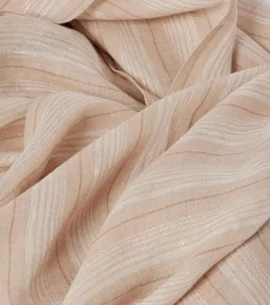 Brunello Cucinelli Striped linen-blend scarf | Thumbnail 2