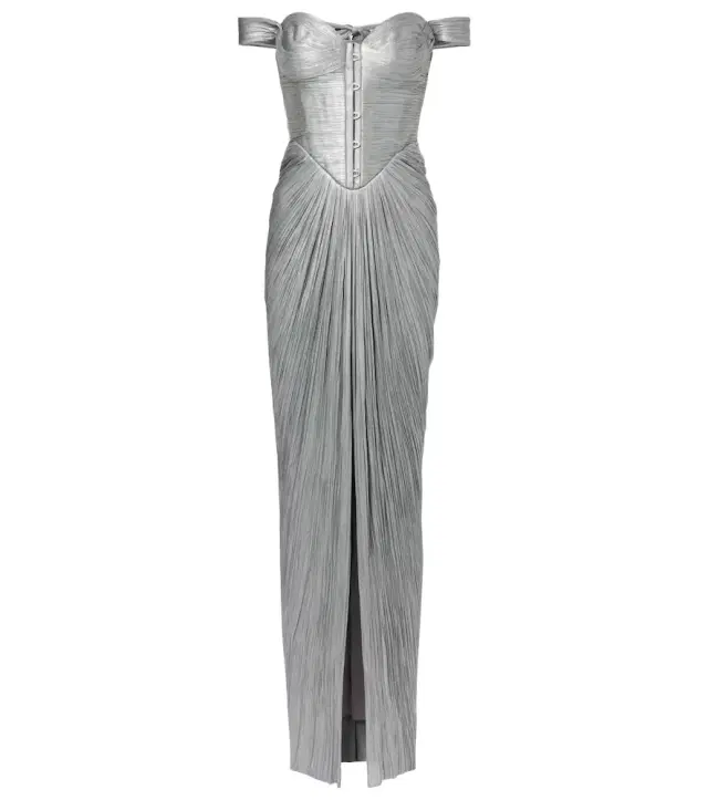 Susie silk tulle bustier gown