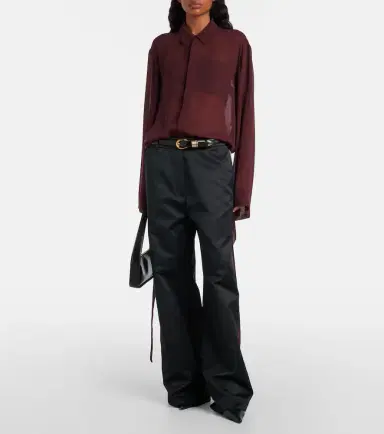 The Frankie Shop Verlin chiffon shirt | Thumbnail 3