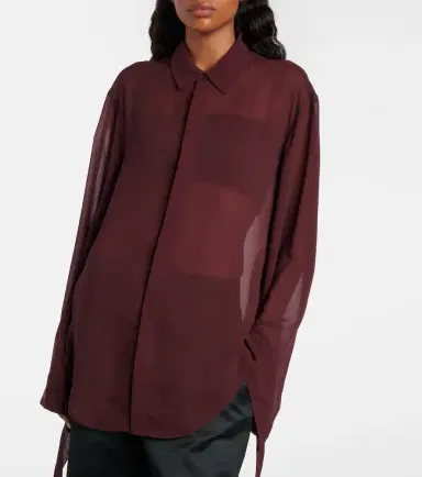 The Frankie Shop Verlin chiffon shirt | Thumbnail 4