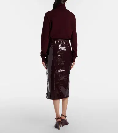 The Frankie Shop Samantha coated pencil skirt | Thumbnail 3