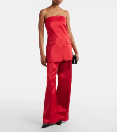 The Frankie Shop Brickell satin wide-leg pants | Thumbnail 5 The Frankie Shop Brickell satin wide-leg pants | Thumbnail 5