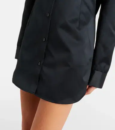 The Frankie Shop Akita satin shirt dress | Thumbnail 4