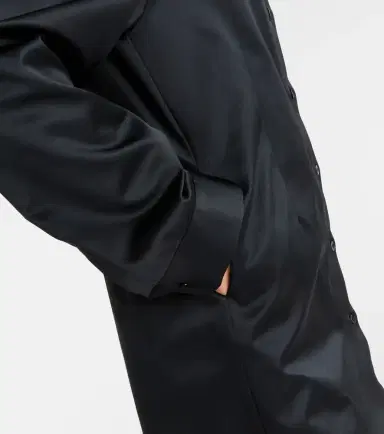 The Frankie Shop Akita satin shirt dress | Thumbnail 7