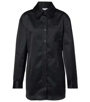 The Frankie Shop Akita satin shirt dress | Thumbnail 1