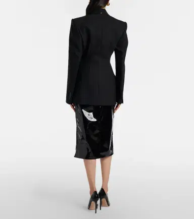 The Frankie Shop Samantha coated pencil skirt | Thumbnail 2