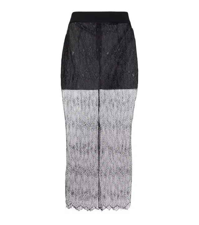 The Frankie Shop Alrose lace midi skirt