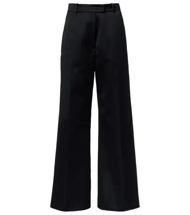 Brickell satin wide-leg pants