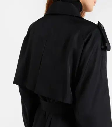 The Frankie Shop Veyron double-breasted twill trench coat | Thumbnail 7 The Frankie Shop Veyron double-breasted twill trench coat | Thumbnail 7