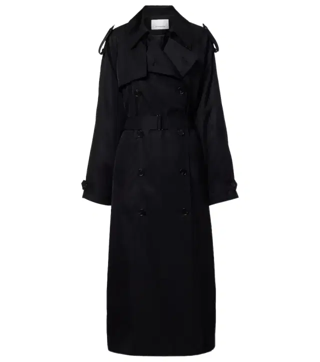 Veyron double-breasted twill trench coat