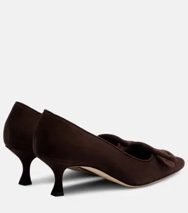 Manolo Blahnik Maysale 50 suede pumps | Thumbnail 4 Manolo Blahnik Maysale 50 suede pumps | Thumbnail 4