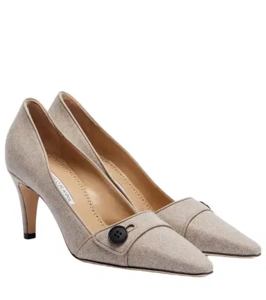 Manolo Blahnik Lulumae 70 herringbone pumps | Thumbnail 1 Manolo Blahnik Lulumae 70 herringbone pumps | Thumbnail 1
