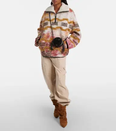 Marant Étoile Marner fleece half-zip sweater | Thumbnail 5