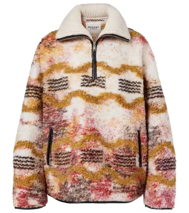 Marant Étoile Marner fleece half-zip sweater | Thumbnail 1