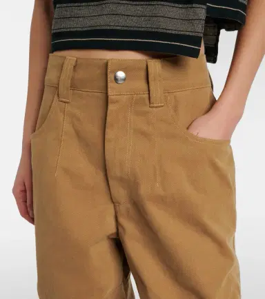 Marant Étoile Opalyna cotton twill wide-leg pants | Thumbnail 3 Marant Étoile Opalyna cotton twill wide-leg pants | Thumbnail 3