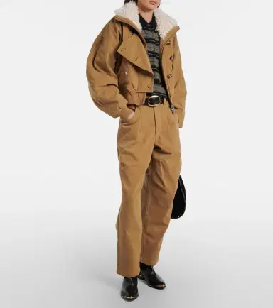 Marant Étoile Opalyna cotton twill wide-leg pants | Thumbnail 6 Marant Étoile Opalyna cotton twill wide-leg pants | Thumbnail 6