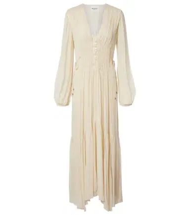 Marant Étoile Briane gathered muslin maxi dress | Thumbnail 1