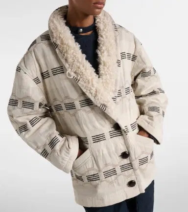 Marant Étoile Qayla cotton-blend jacquard jacket | Thumbnail 4 Marant Étoile Qayla cotton-blend jacquard jacket | Thumbnail 4