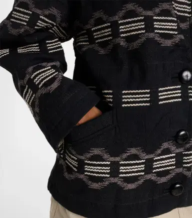 Marant Étoile Qayla cotton-blend jacquard jacket | Thumbnail 5 Marant Étoile Qayla cotton-blend jacquard jacket | Thumbnail 5