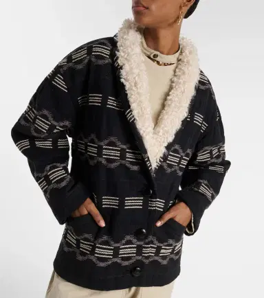 Marant Étoile Qayla cotton-blend jacquard jacket | Thumbnail 6 Marant Étoile Qayla cotton-blend jacquard jacket | Thumbnail 6