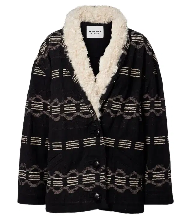 Marant Etoile Qayla cotton-blend jacquard jacket