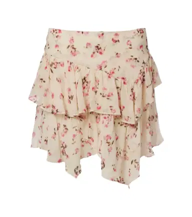 Marant Étoile Floral ruffled miniskirt | Thumbnail 1