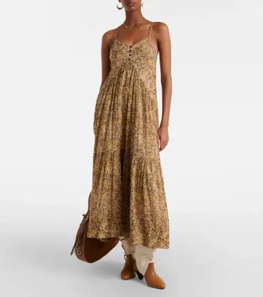 Marant Étoile Sabba floral cotton maxi dress | Thumbnail 5