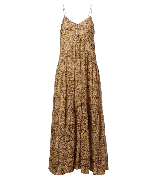 Marant Etoile Sabba floral cotton maxi dress
