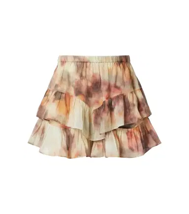 Marant Etoile Jocadia printed ruffled cotton skort | Thumbnail 1